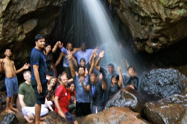 Rampa Waterfalls and Neelakanteswara Shiva Temple
